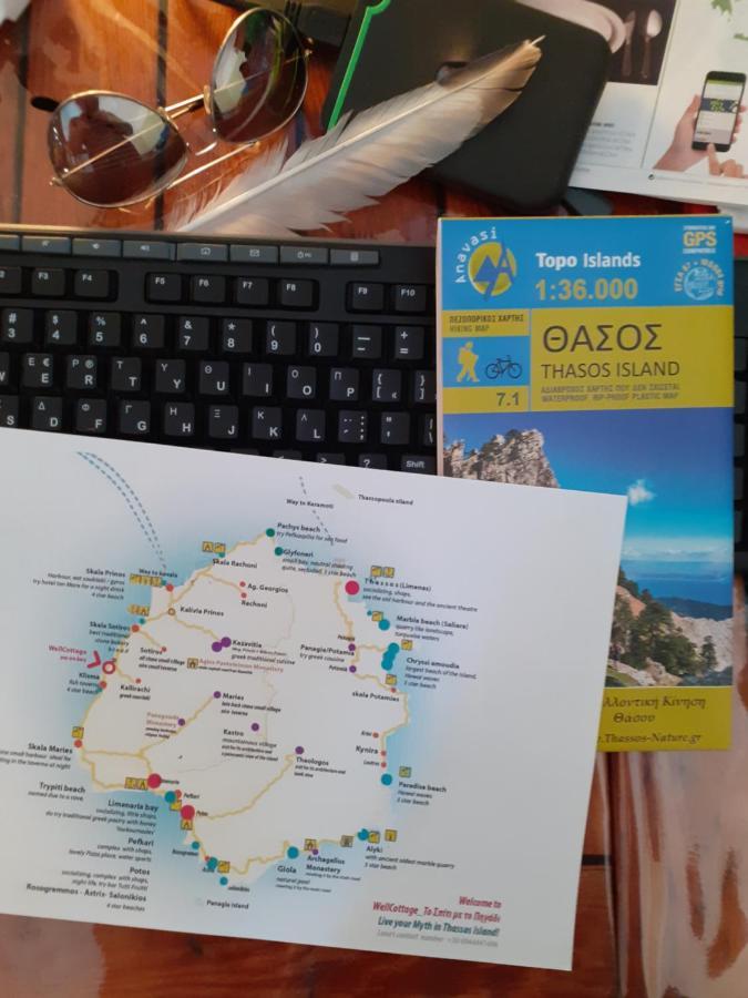 Το Σπίτι Με Το Πηγάδι - Wellcottage Thassos Skála Kallirákhis Esterno foto